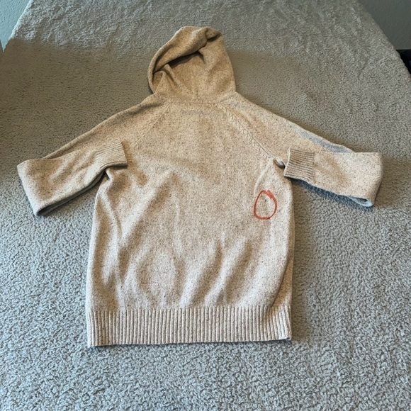 Patagonia Off Country Hoodie Sweater Henley Button Tan Khaki Speckle Womens SZ M - Picture 2 of 13